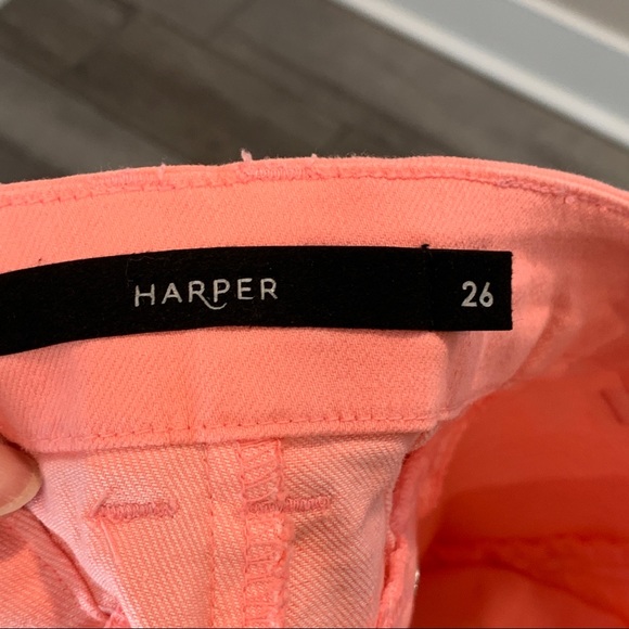 Harper Coral Colored Shorts 26 - Picture 3 of 7